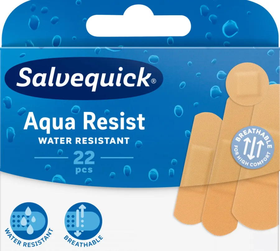 Salvequick Personlig Pleje*Plaster Aqua Resist – 22 stk.