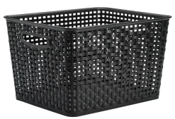 Plast1 Opbevaringskasser*fletkurv - 17 liter
