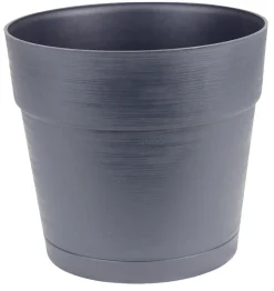Scan-Pot Krukker*Plastkrukke m/selvvandingsdepot Ø38 cm Sort