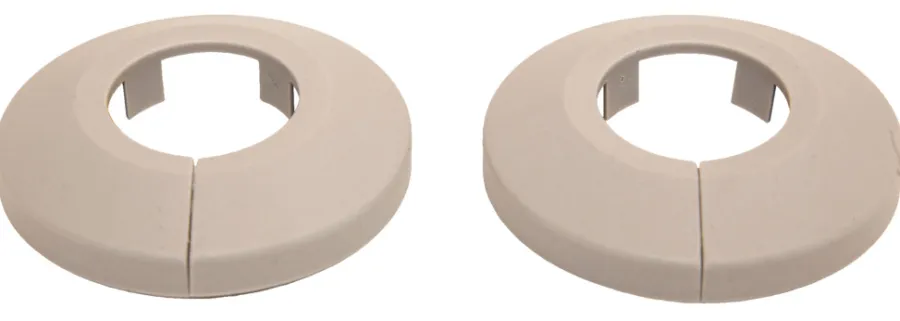 Vvs-Artikler*Plastroset 3/4" grå - 2 stk.