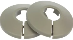 Vvs-Artikler*Plastroset 3/8" grå - 2 stk.