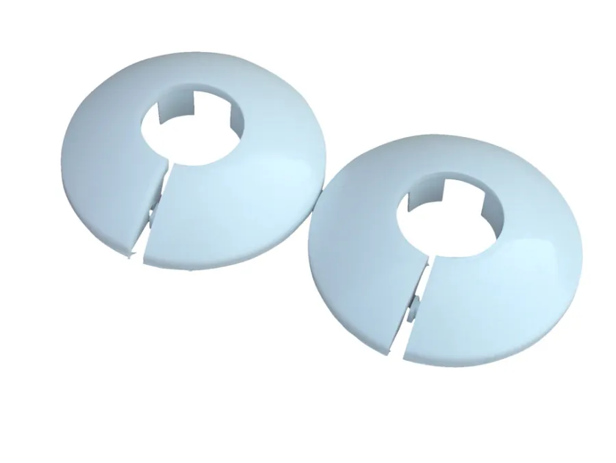Vvs-Artikler*Plastroset 3/8" hvid - 10 stk.