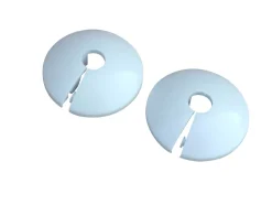 Vvs-Artikler*Plastroset 1/2" hvid - 10 stk.