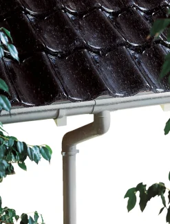 Rodena Tagrender*Plasttagrende grå - 4 m