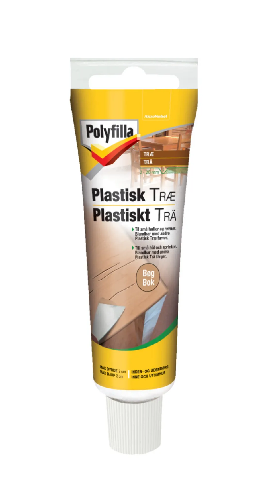 Polyfilla Spartelmasse*plastisk træ bøg 50 ml