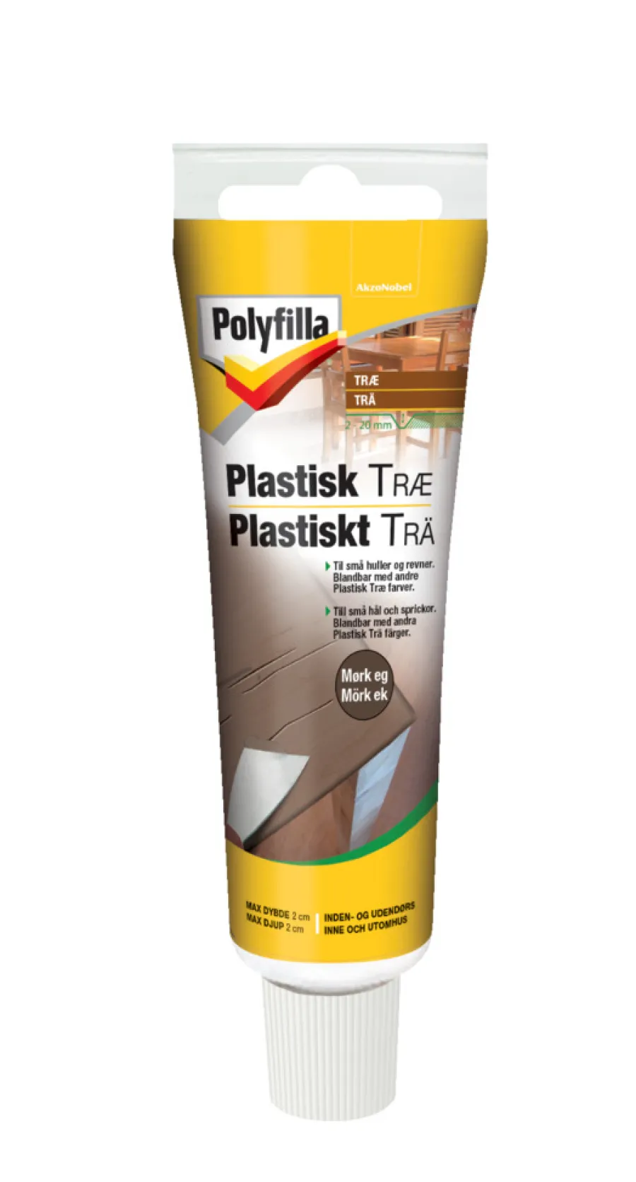Polyfilla Spartelmasse*plastisk træ mørk eg 50 ml