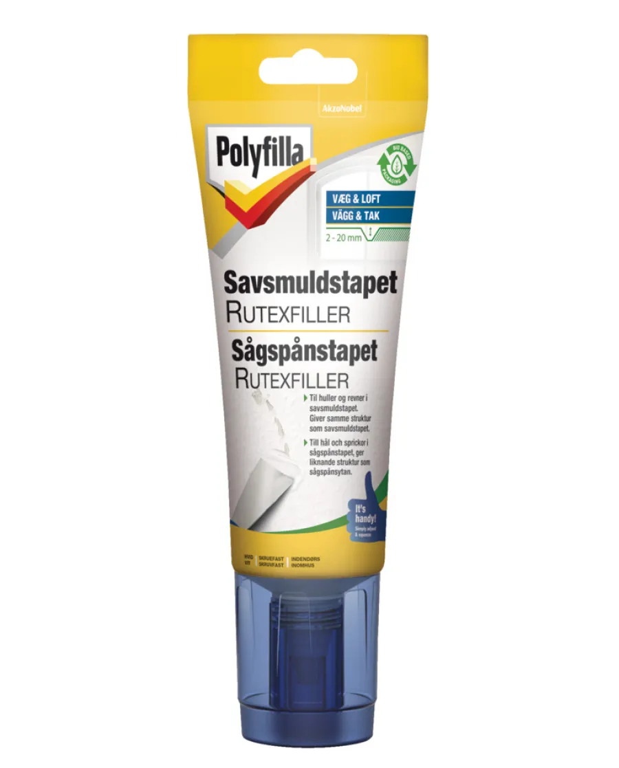 Polyfilla Spartelmasse*Rutexfiller Savsmuldstapet Hvid