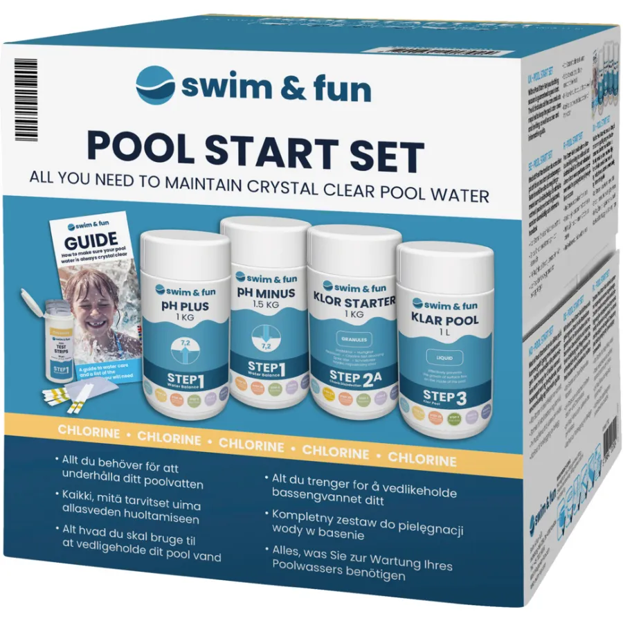 Swim & Fun Poolkemi & Testudstyr*Pool Start Set -