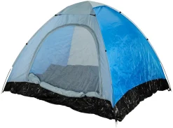 Sunlife® Sæsonafslutning|Telte & Campingmøbler*Pop-up telt 4-personers Nice - Blå dug/sort bund