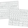 Postkasser|Husnumre & -Bogstaver*Postkassestickers med tal og bogstaver hvid