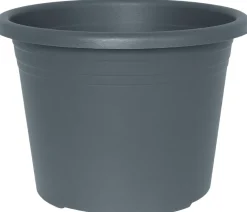 Krukker*Potte Cylindro plast Ø16 cm Grå