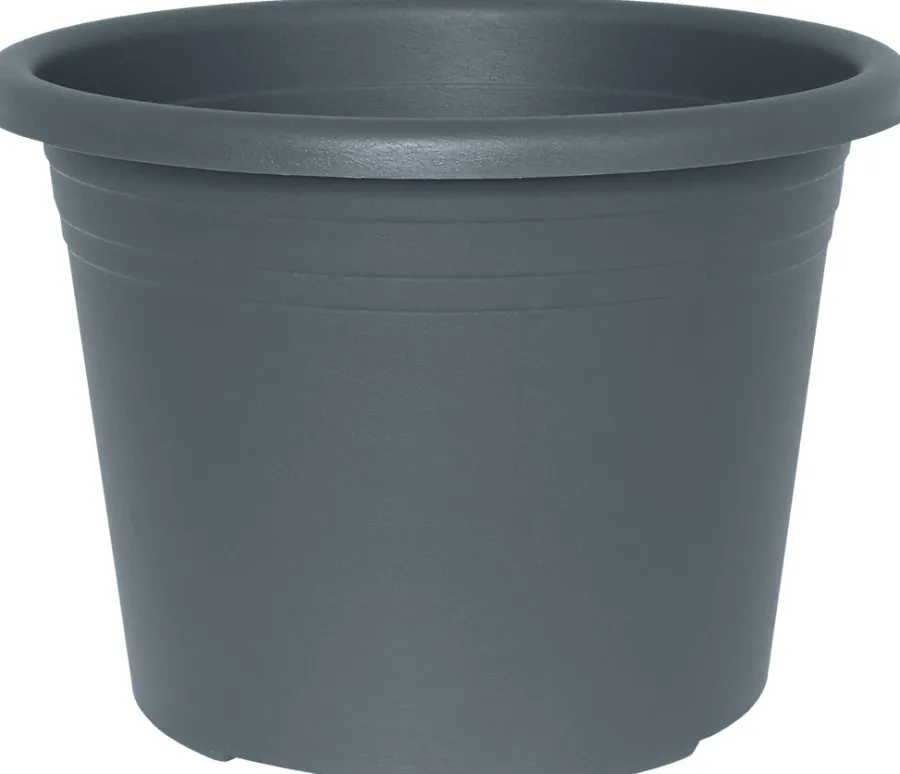 Krukker*Potte Cylindro plast Ø40 cm Grå
