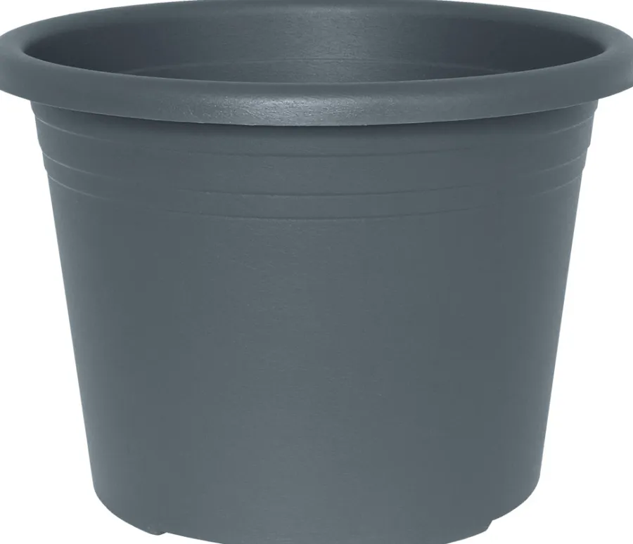 Krukker*Potte Cylindro plast Ø45 cm Grå