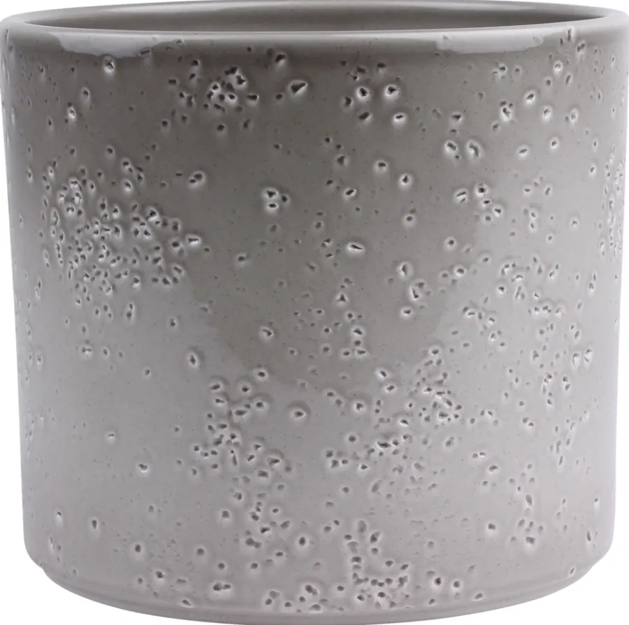 Scan-Pot Krukker*Potteskjuler Pillar Lava cappuccino Ø14 cm