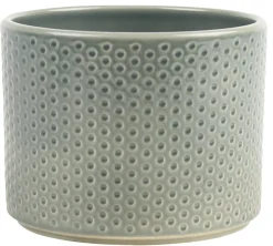 Scan-Pot Krukker*Potteskjuler Pillar Spots grågrøn Ø21 cm