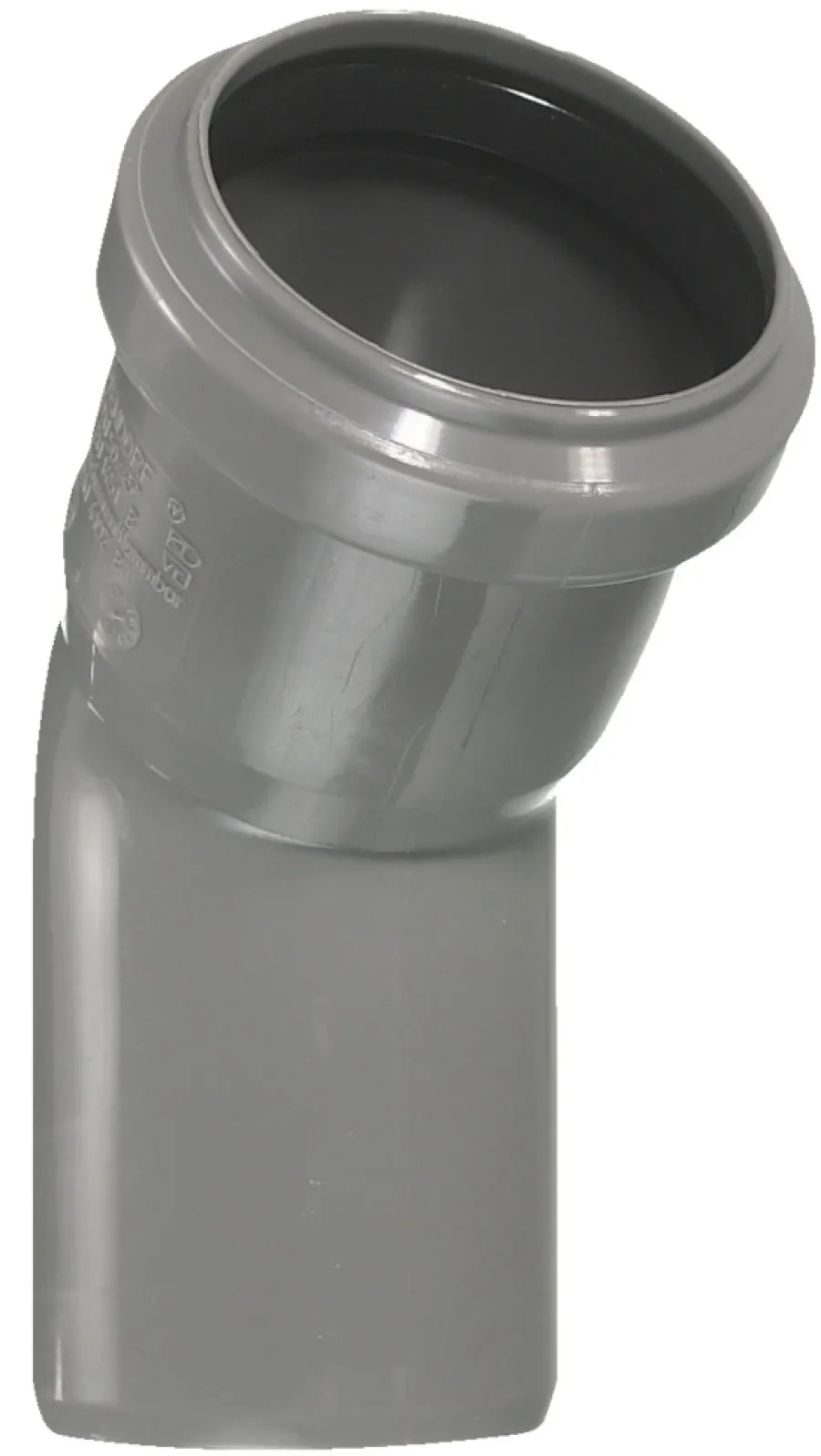 Afløbsrør*PP bøjning grå 32 mm x 45 gr.