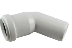 Afløbsrør*PP bøjning hvid 32 mm x 45 gr.