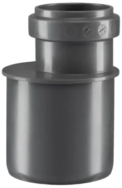 Afløbsrør*PP reduktion høj grå 50 mm x 32 mm