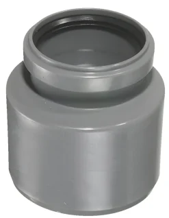 Afløbsrør*PP reduktion lav grå 110 mm x 75 mm
