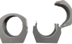 Afløbsrør*PP rørholder 40 mm 2-pk. Grå