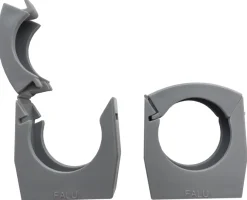Afløbsrør*PP rørholder 32 mm 2-pk. Grå