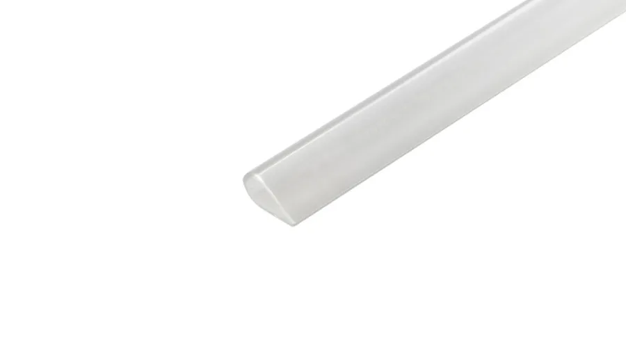Profillister*Profilliste ombuk transparent pvc 1000 mm