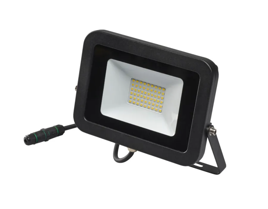 Arbejdslamper*Projektør inkl. 50 W LED-pære sort