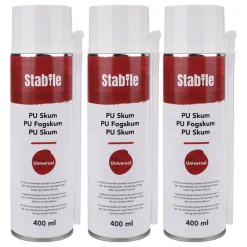 Stabile® Fugeskum*PU fugeskum 3 x 400 ml -