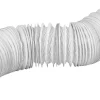 Ventilation*PVC flexslange Ø127 mm x 1 meter hvid