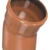 Kloakrør*PVC kloakbøjning 110 mm x 30 gr. rød