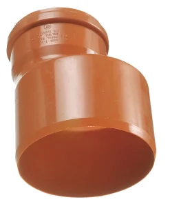 Kloakrør*PVC kloakreduktion høj 160 mm x 110 mm rød