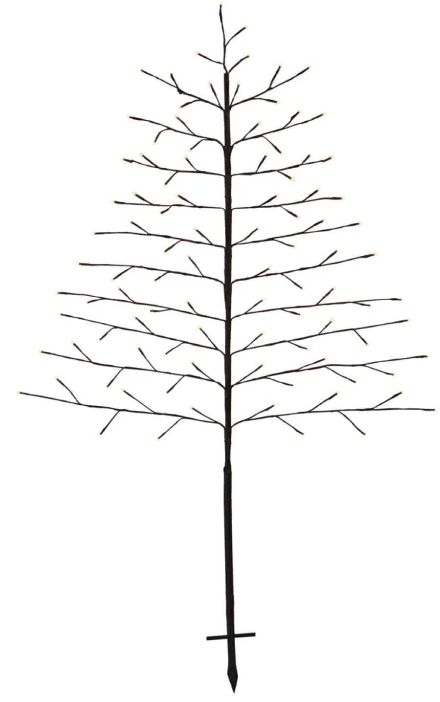 Stemning® Juledekoration*Pyntetræ Basis 96 LED H150 cm