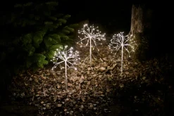 Stemning® Dekorativ Belysning - Udendørs*3 pyntetræer 3 x 60 Micro-LED H40 cm Hvid