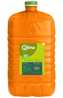 Qlima Brændsel*Kristal Spark brændstof - 10 liter Gul (farvestof)