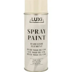 LUXI® Radiatormaling|Spraymaling*Radiatorspray hvid blank -