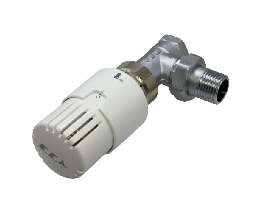 Radiatortilbehør*Radiatortermostat sæt - vinkelløb 1/2"