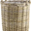 Scan-Pot Krukker*Rattankurv m/plast Ø30 cm