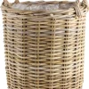 Scan-Pot Krukker*Rattankurv m/plast Ea Ø40 cm