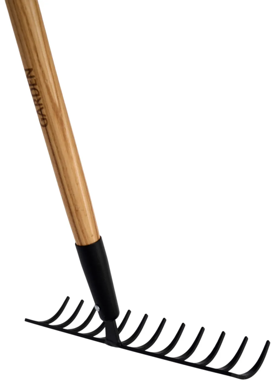 Garden® River & Jern*Rive m/12 tænder asketræ 160 cm -