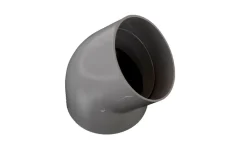 Rodena Tagrender*PVC bøjning 45 gr. grå