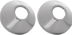Vvs-Artikler*Roset til excentrisk forskruning 3/4" krom 2 stk.