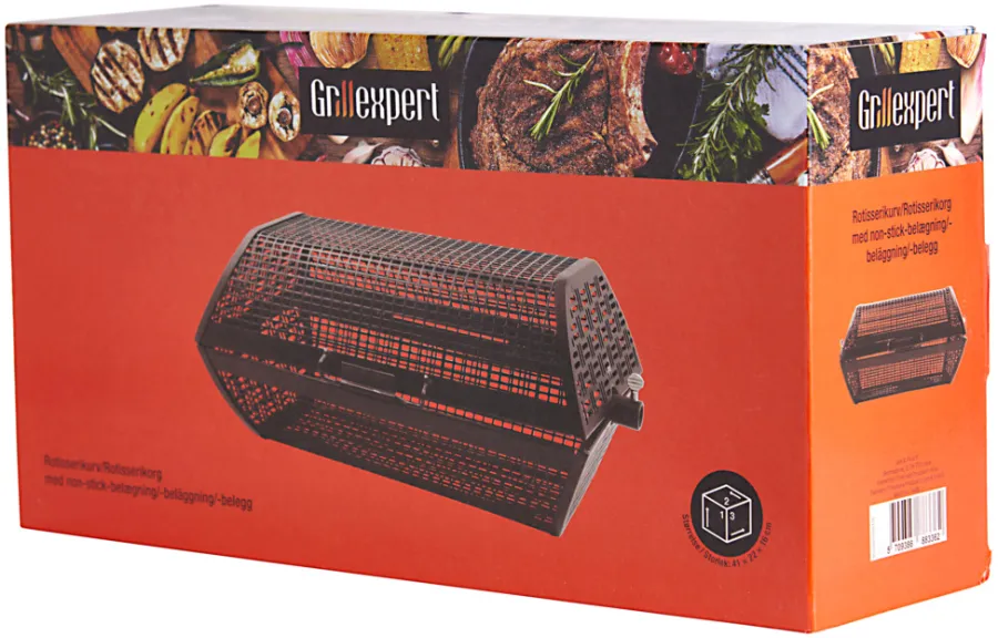 Grillexpert® Grilltilbehør*Rotisserikurv rund -