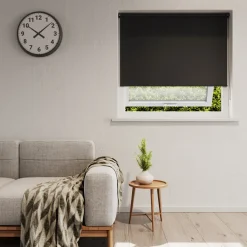 Rullegardiner*Rullegardin lysdæmpende 140 x 250 cm Sort