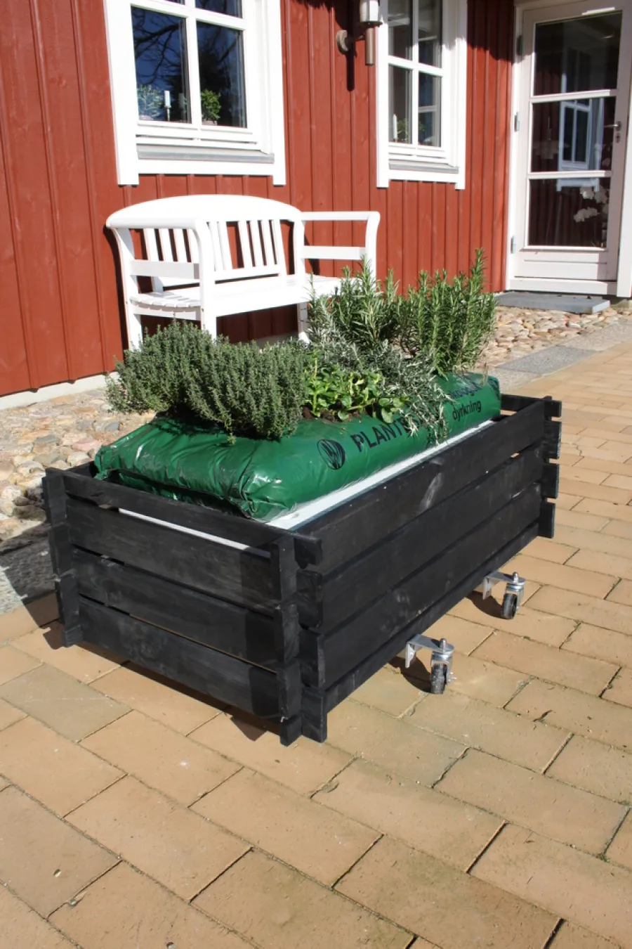 Garden® Sæsonafslutning|Parasoller & Markiser*Rullevogn til parasolfod og krukker -