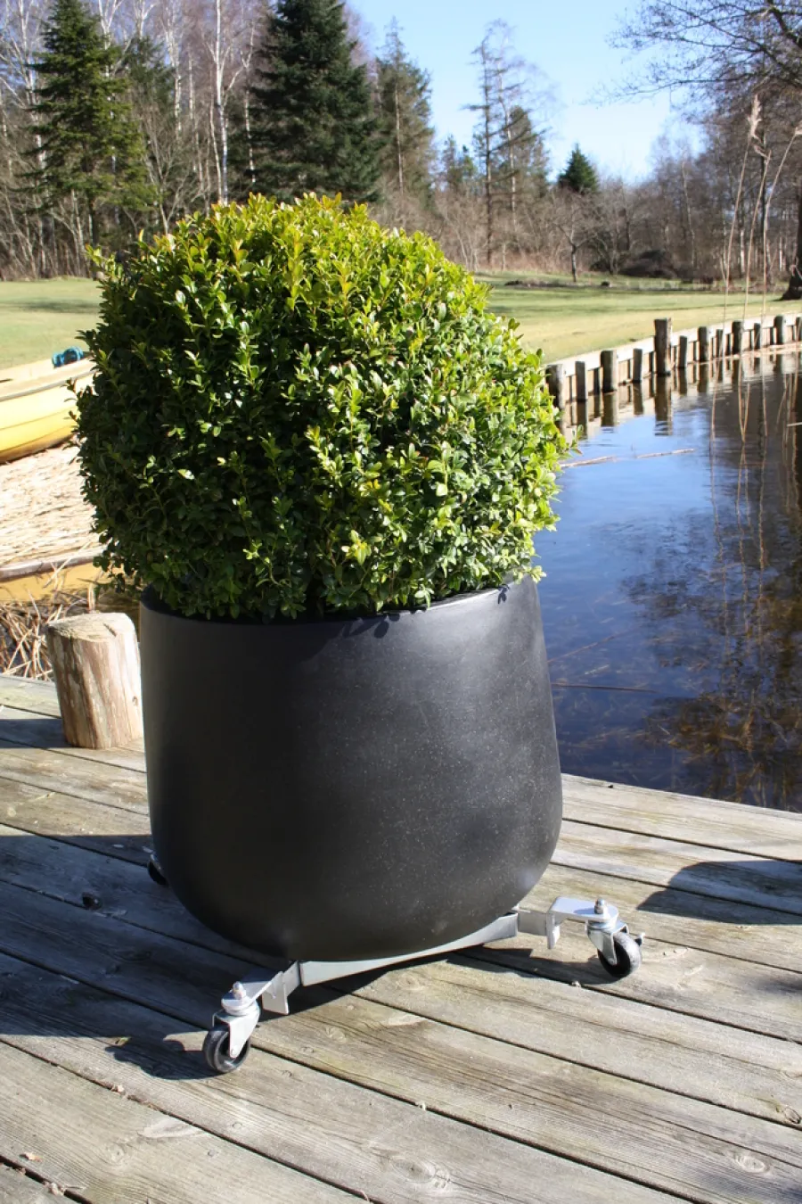 Garden® Sæsonafslutning|Parasoller & Markiser*Rullevogn til parasolfod og krukker -