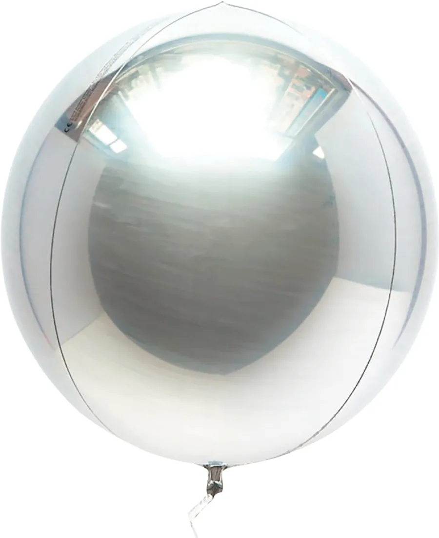 Pynt & Festudstyr*Rund folieballon 1 stk. Ø45 cm
