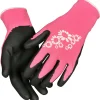 Safe-On Arbejdshandsker*Garden handsker pink str. 7