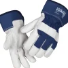 Safe-On Arbejdshandsker*Granat arbejdshandsker bomuld/skind str. 10