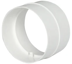 Ventilation*Samlestykke til flexslange Ø100-102 mm - hvid