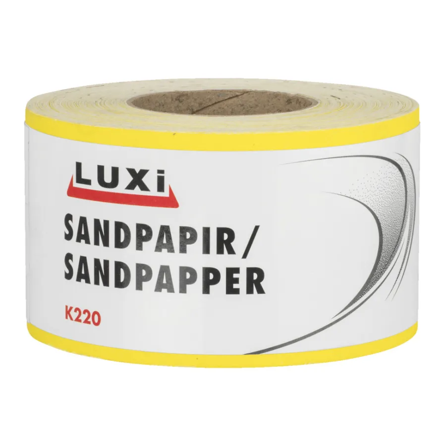 LUXI® Sandpapir*Sandpapir rulle korn 220 – 93 mm x 50 m -